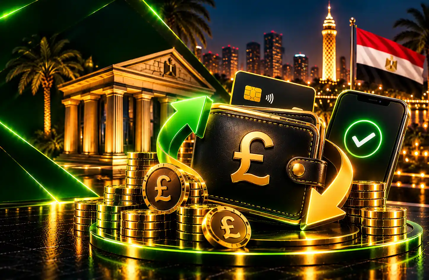 Deposits and withdrawals in Egyptian pounds in the SpinBetter app